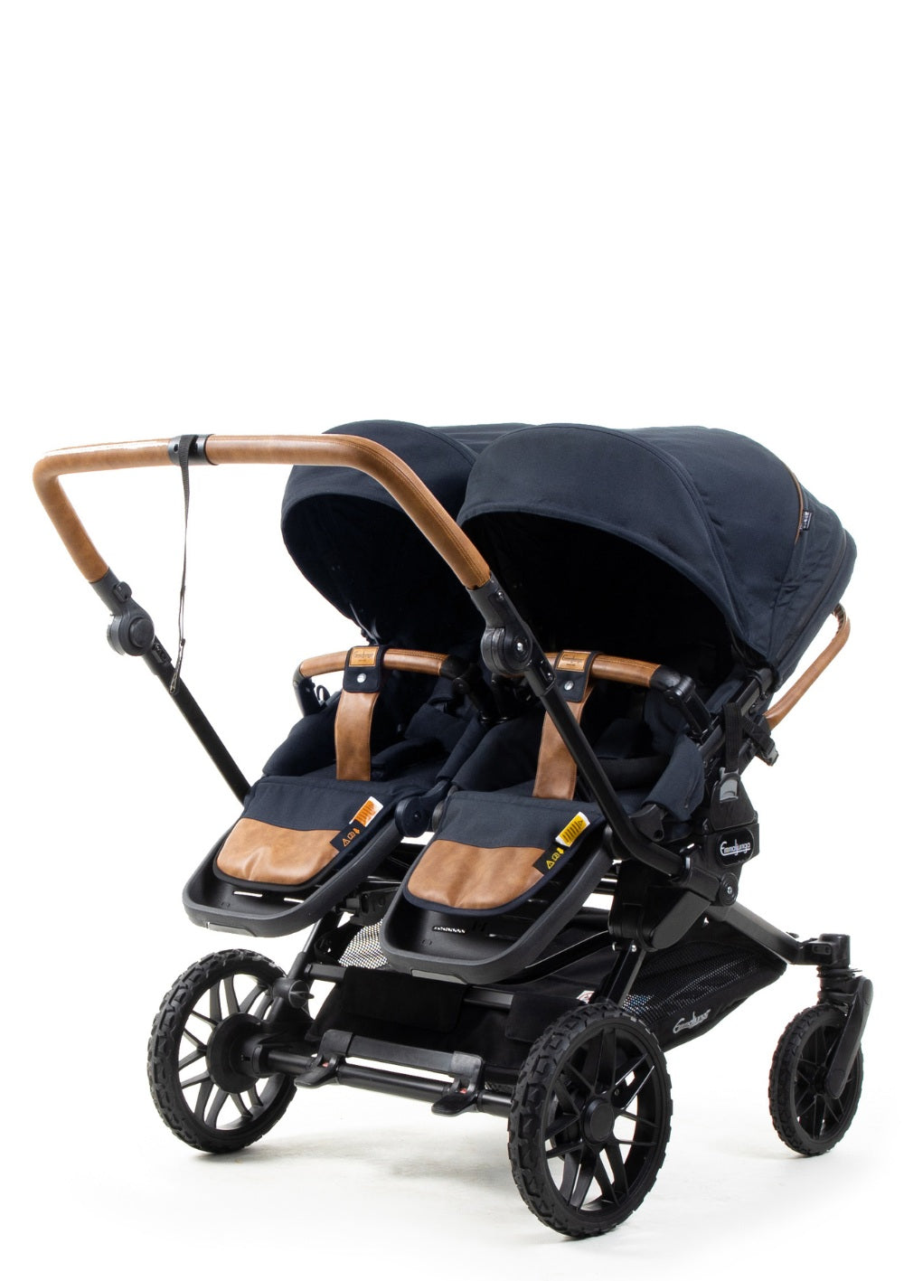 Emmaljunga Geschwisterwagen 'Double SENTO ERGO+' Outdoor Dark Navy