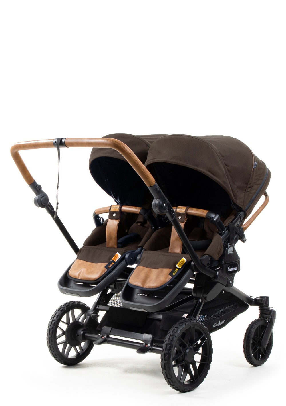 Emmaljunga Geschwisterwagen 'Double SENTO ERGO+' Outdoor Brown
