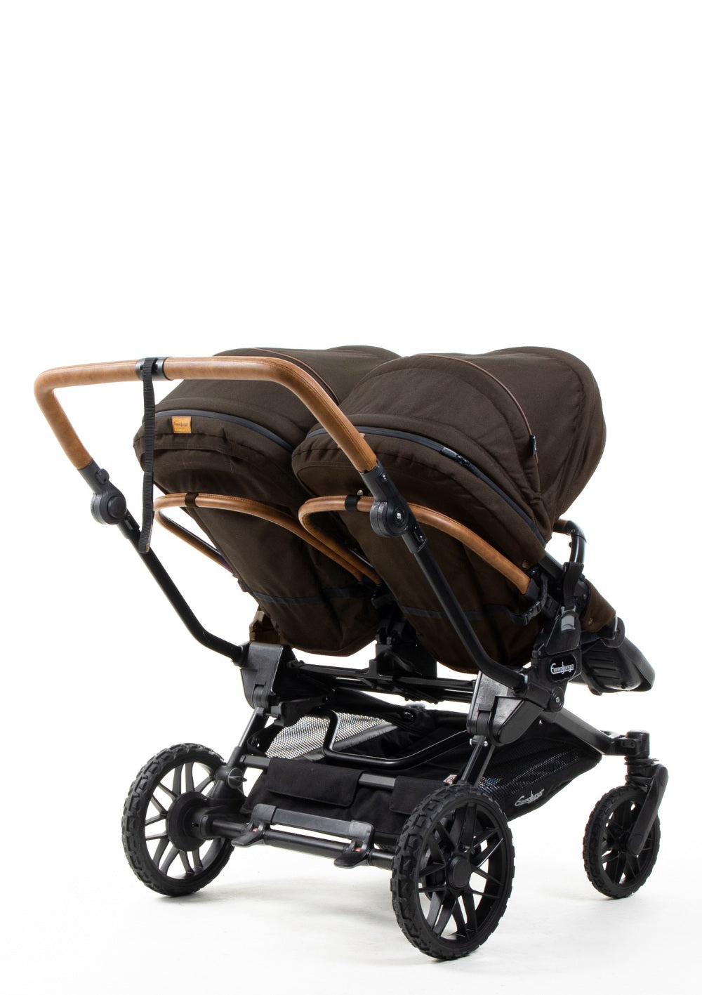 Emmaljunga Geschwisterwagen 'Double SENTO ERGO+' Outdoor Brown