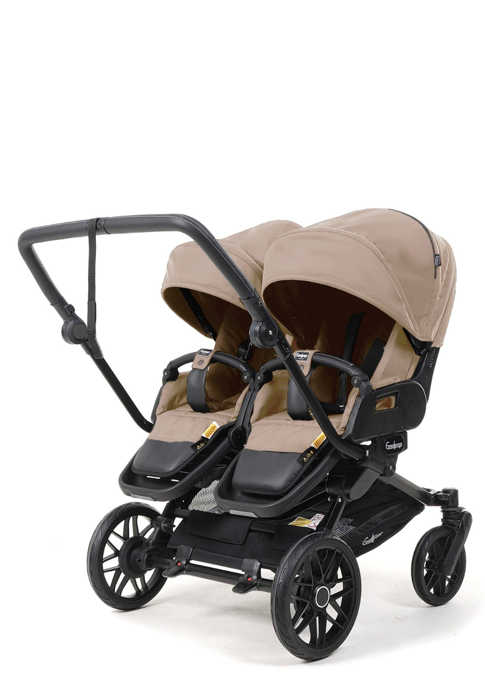 Emmaljunga Geschwisterwagen 'Double SENTO FLAT+' Urban Dune