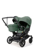 Geschwister-Kinderwagen-Set 'Double SENTO FLAT+' Urban Green