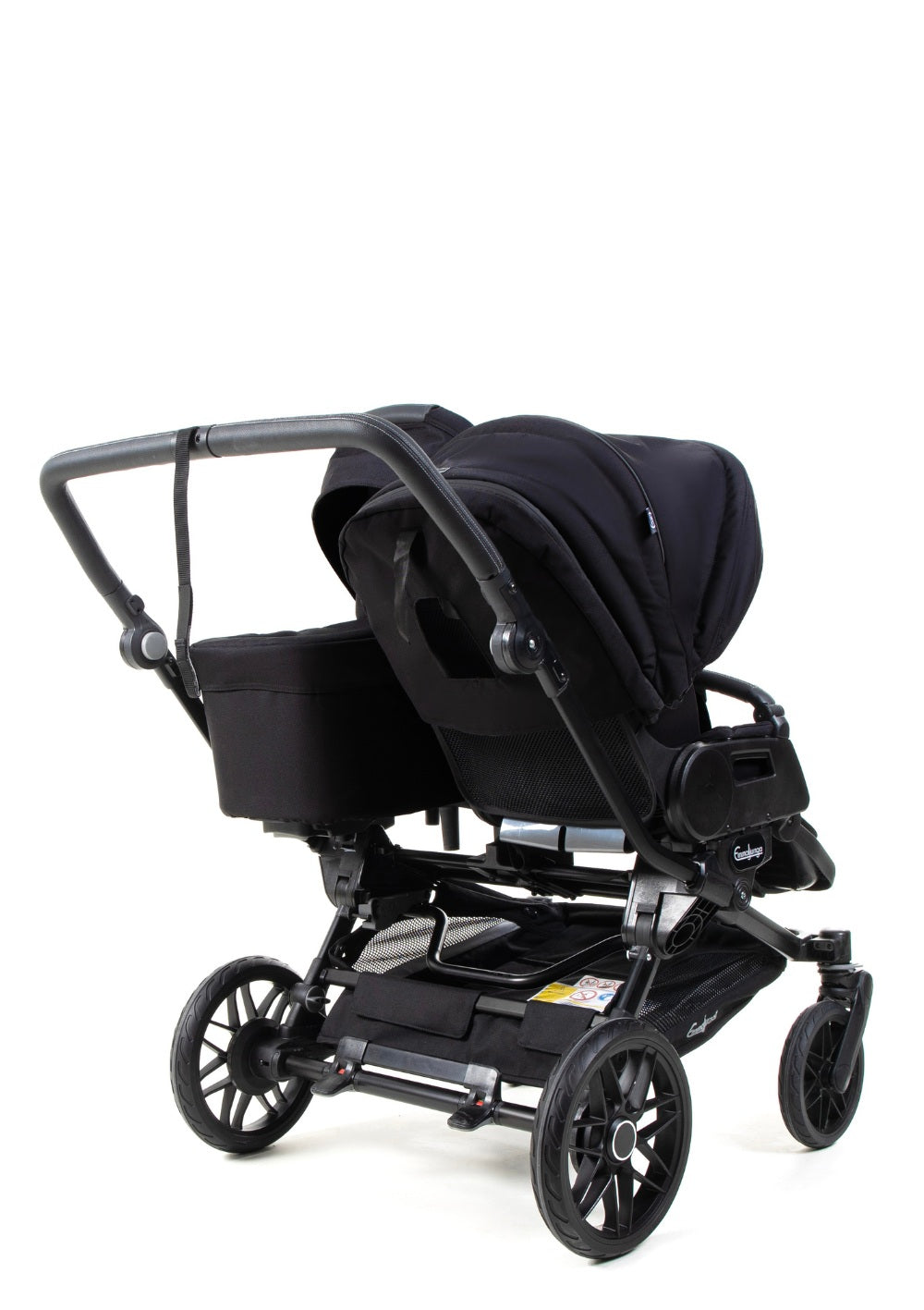 Emmaljunga Geschwisterwagen 'Double SENTO FLAT+' Urban Black