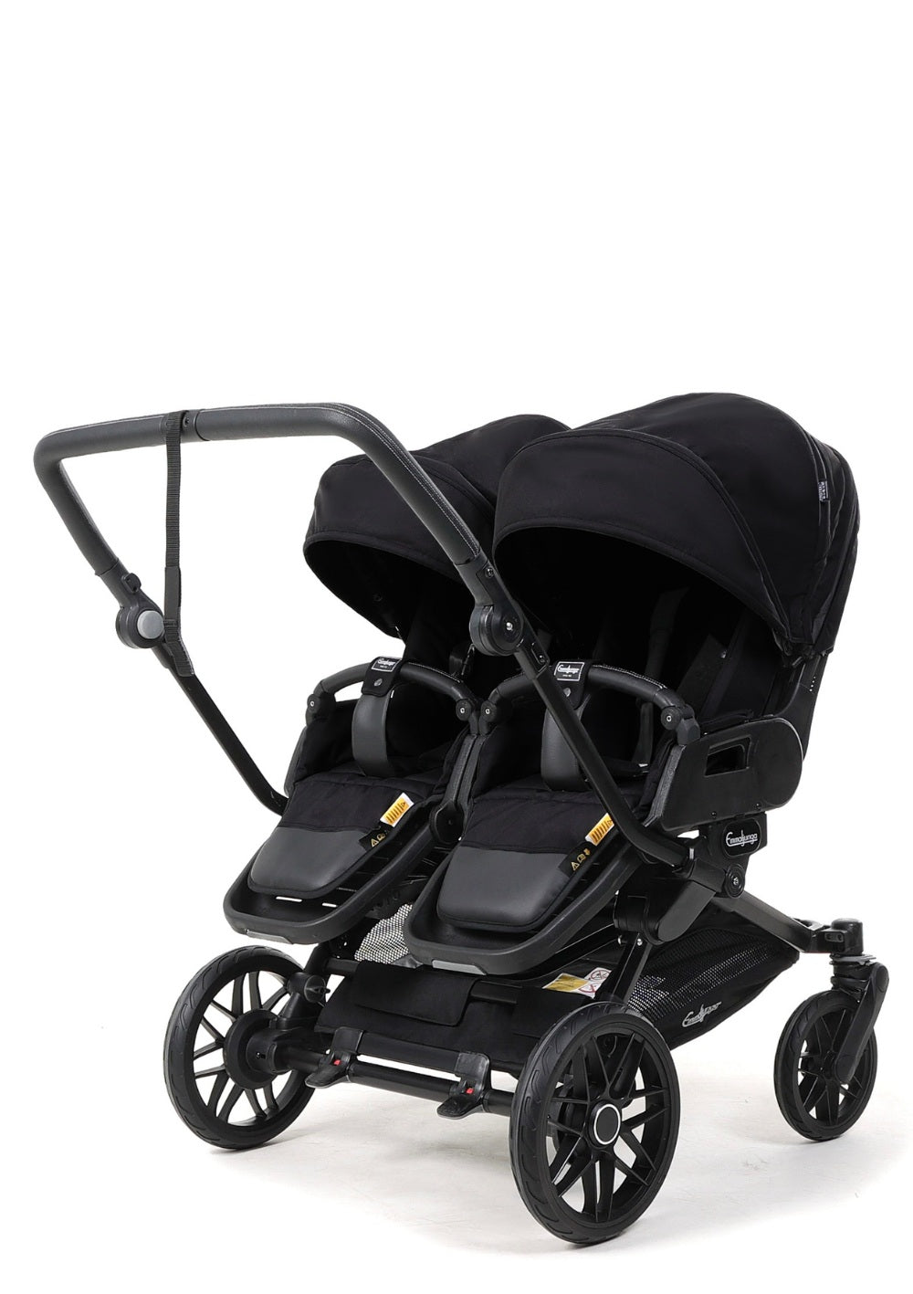 Emmaljunga Geschwisterwagen 'Double SENTO FLAT+' Urban Black