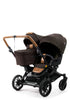 Geschwister-Kinderwagen-Set 'Double SENTO FLAT+' Outdoor Brown