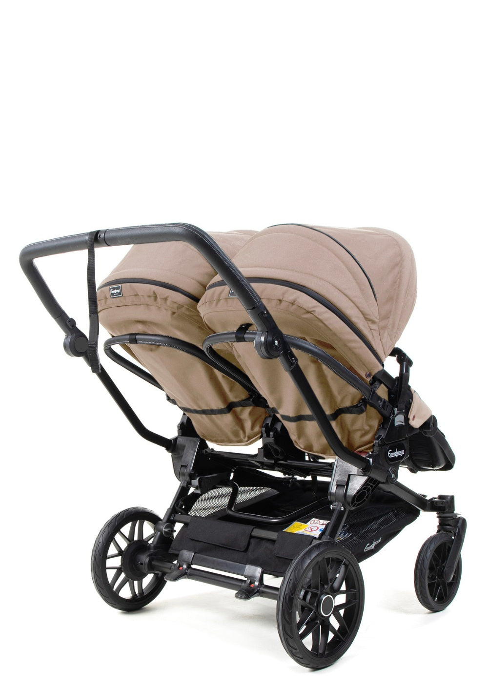 Emmaljunga Zwillingskinderwagen 'DOUBLE SENTO ERGO+' Urban Dune