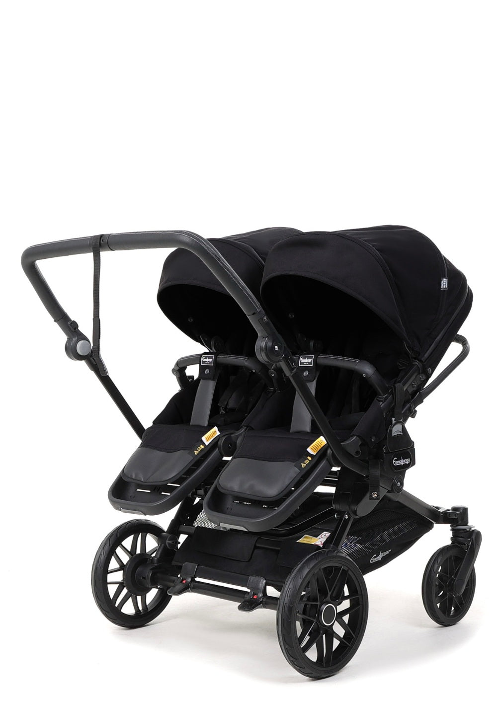 Emmaljunga Zwillingskinderwagen 'Double SENTO ERGO+' Urban Black