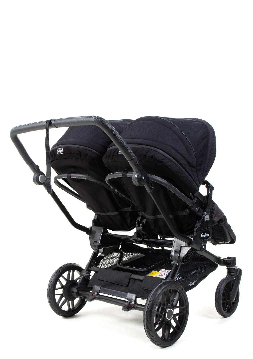 Emmaljunga Zwillingskinderwagen 'Double SENTO ERGO+' Urban Black