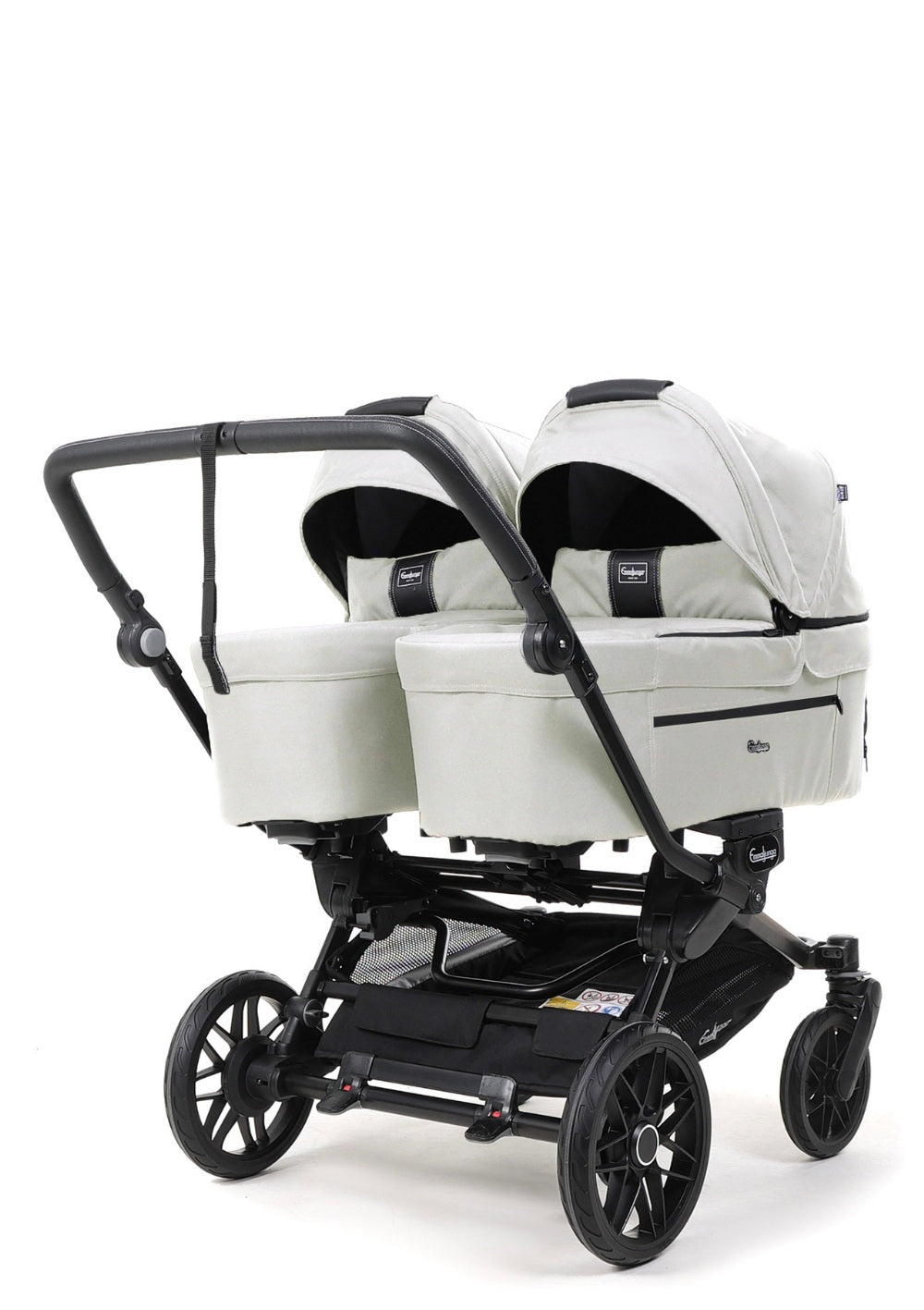 Emmaljunga Zwillingskinderwagen 'Double SENTO FLAT+' Urban Pearl