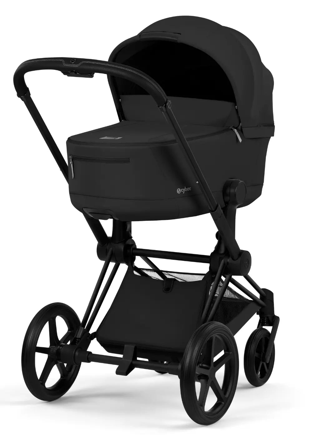 Cybex Kinderwagen-Set 'Priam Comfort' Sepia Black (Matt Black Frame)