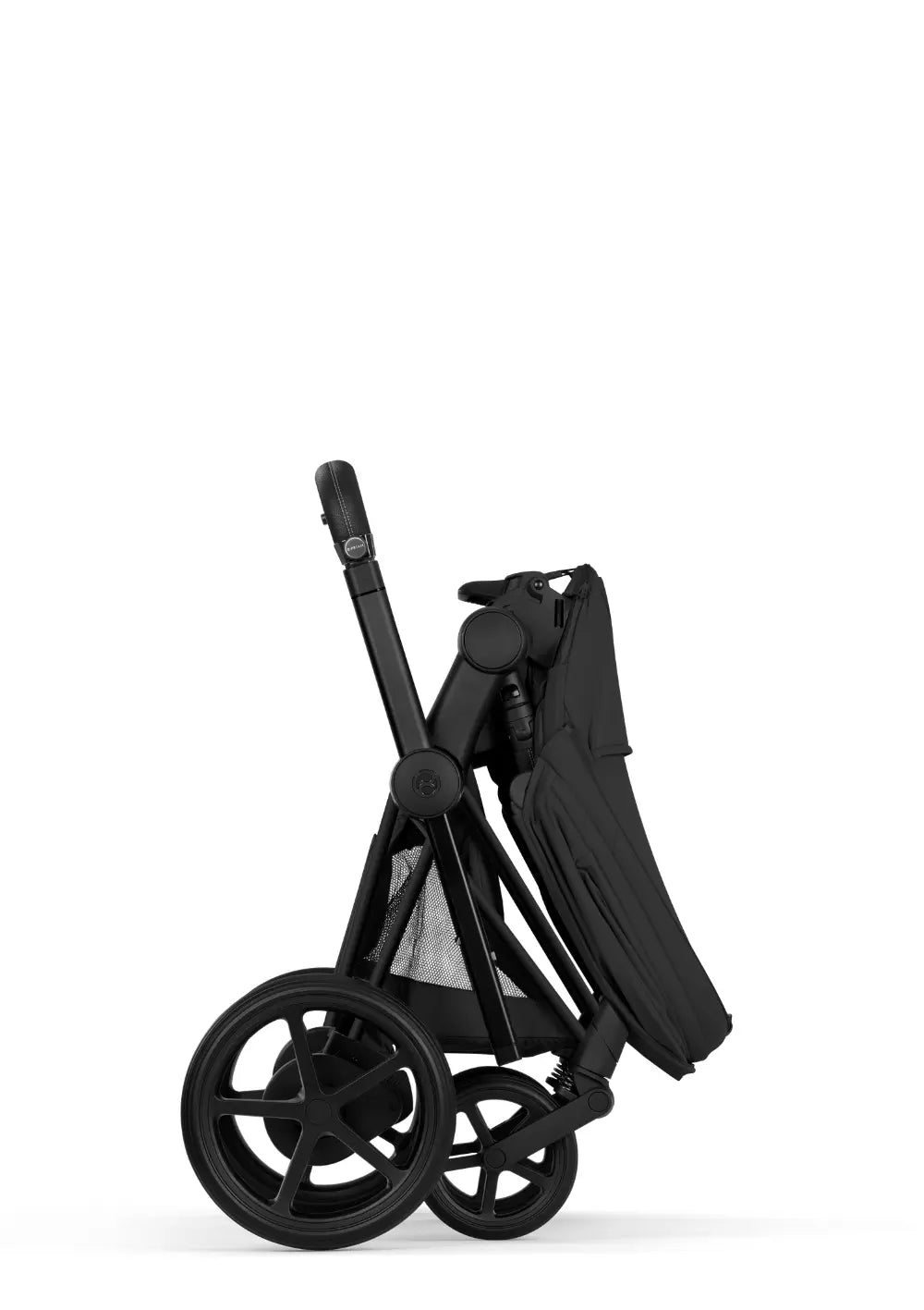 Cybex Kinderwagen-Set 'e-Priam Comfort' Sepia Black (Matt Black Frame)