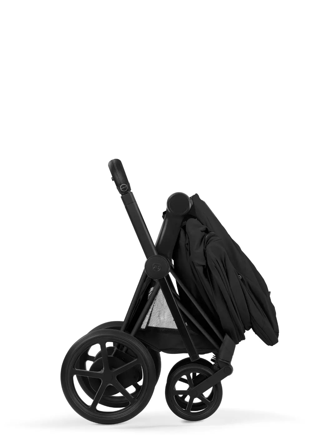 Cybex Kinderwagen-Set 'e-Priam Comfort' Sepia Black (Matt Black Frame)