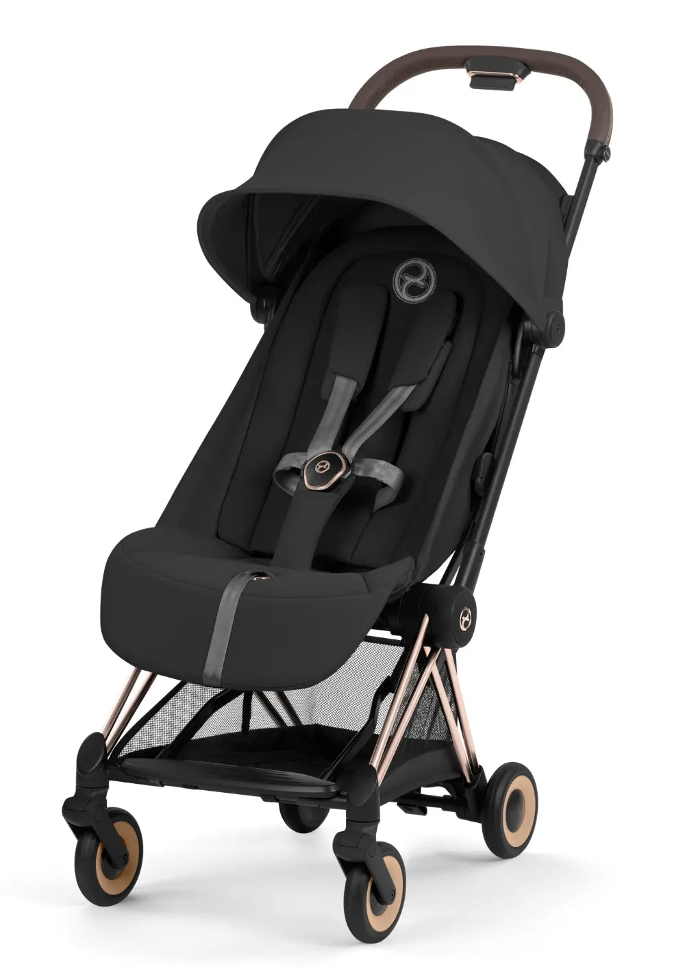 Cybex Buggy 'Coya Comfort' Sepia Black / Roségold