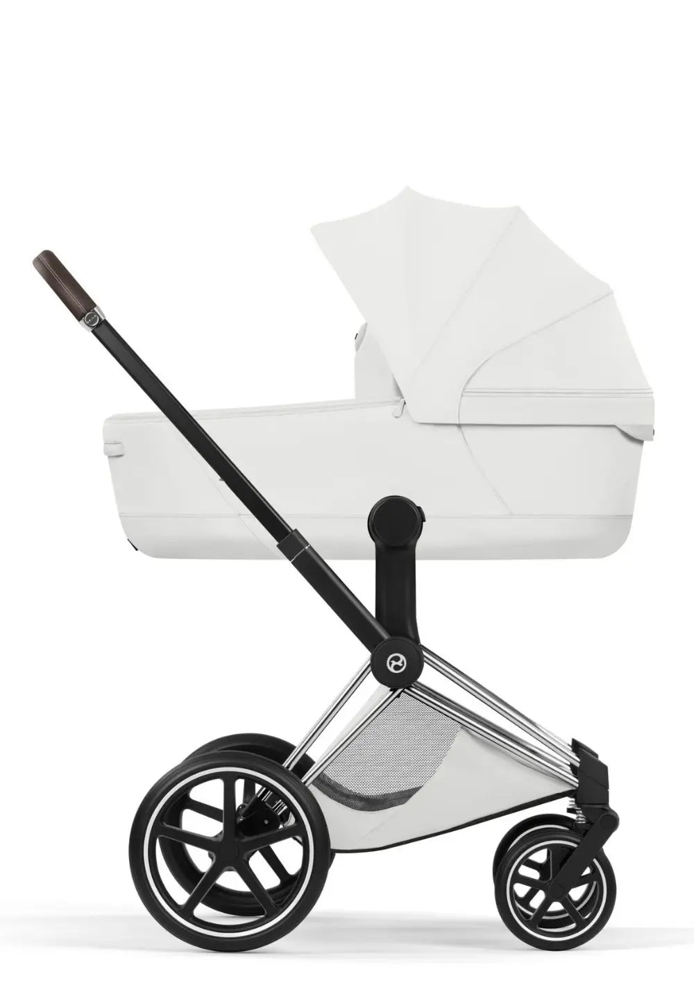 Cybex Kinderwagen-Set 'Priam Style' Off White (Frame Chrome Brown)