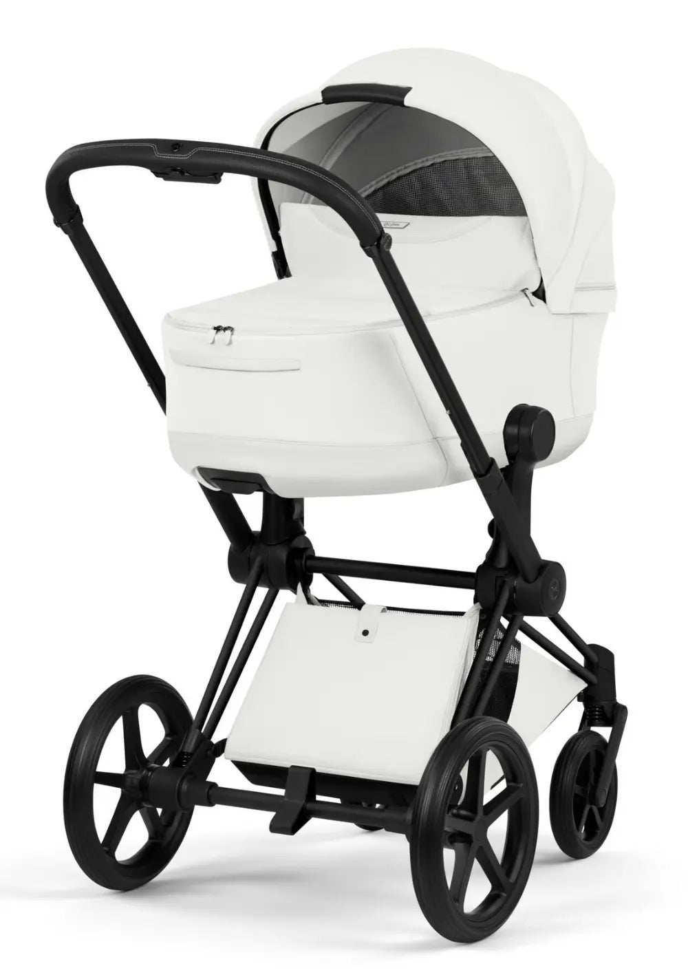 Cybex Kinderwagen-Set 'Priam Style' Off White (Frame Matt Black)