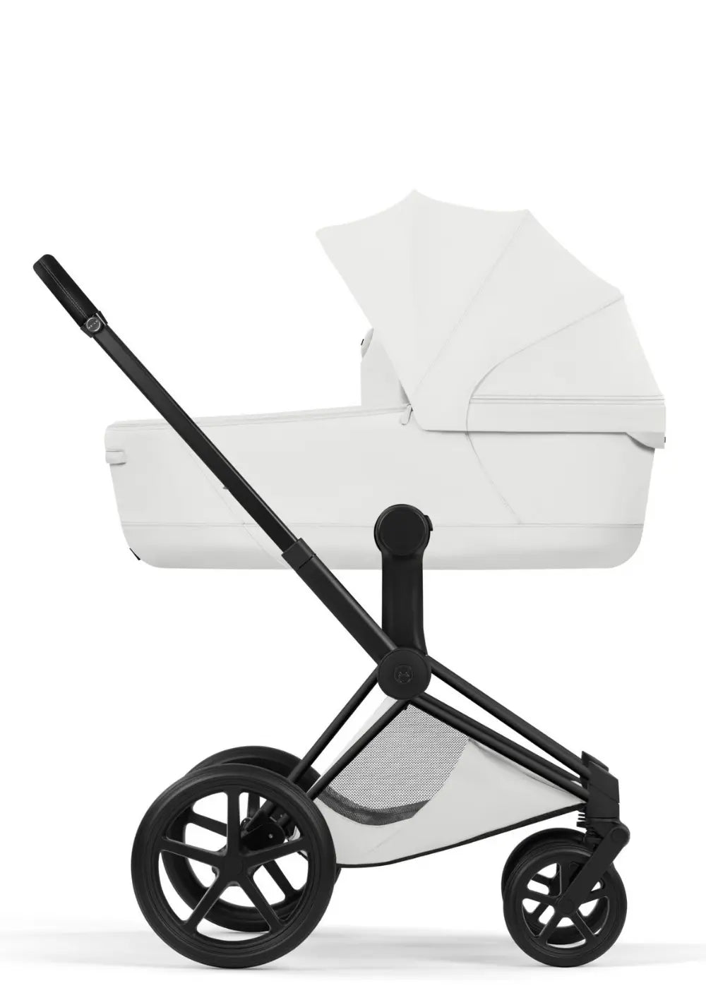 Cybex Kinderwagen-Set 'Priam Style' Off White (Frame Matt Black)