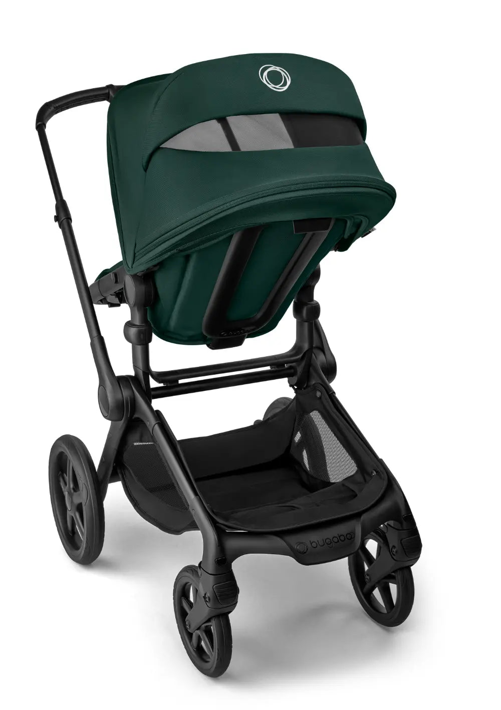 Bugaboo Fox 5 Renew Kinderwagen-Set Schwarz / Fern Green