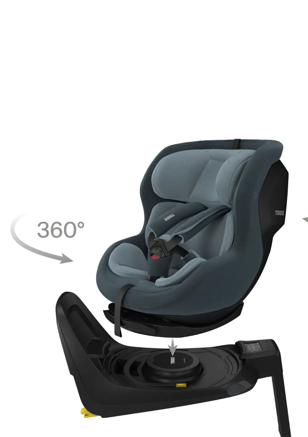 Thule Kindersitz 'Elm Connect 360' Darkest Blue