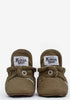 Baby Booties Gamuza Chai