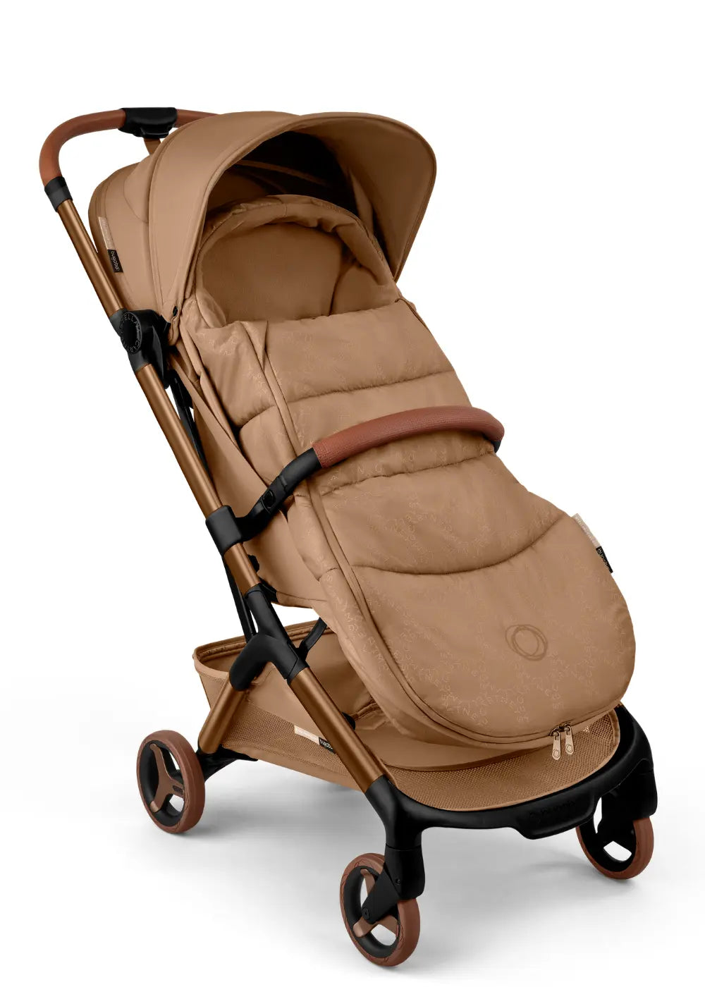 Bugaboo Fußsack 'x Stella McCartney' Brownm befestigt am Butterfly 2