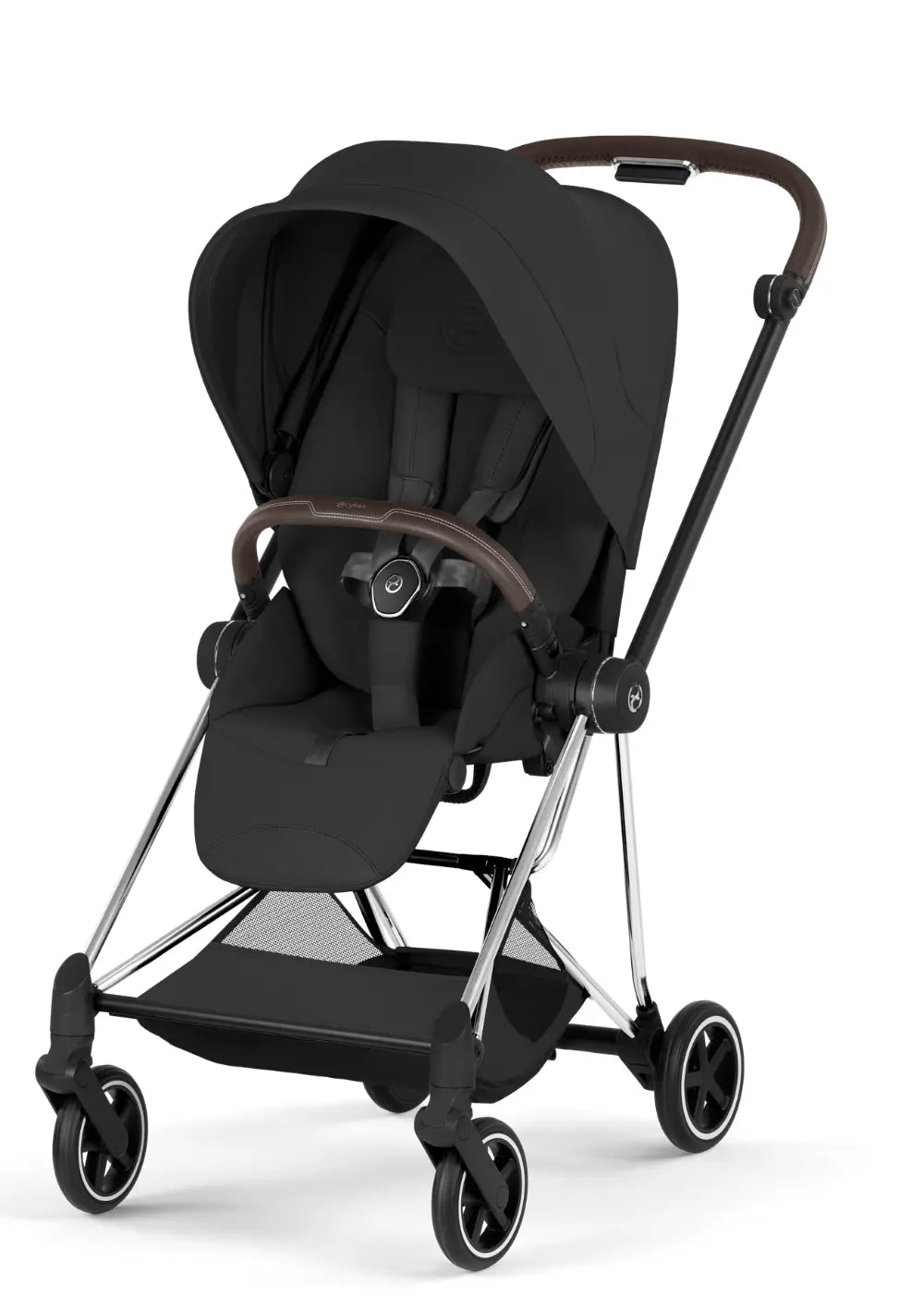 Cybex Kinderwagen-Set 'Mios' Sepia Black / Chrome Brown Frame