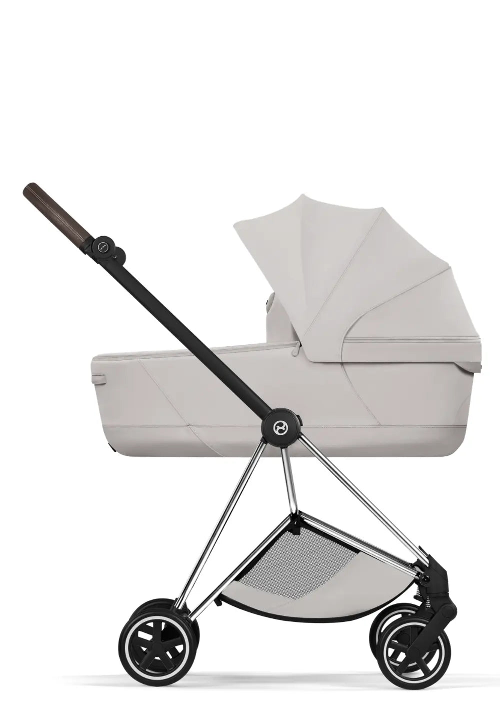 Cybex Kinderwagen-Set 'Mios' City Grey / Chrome Brown Frame