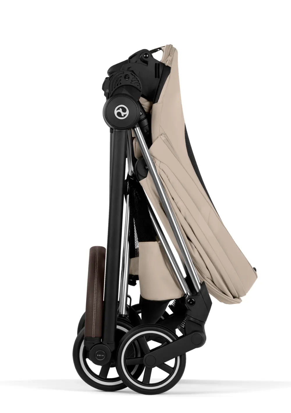 Cybex Kinderwagen-Set 'Mios' Cozy Beige / Chrome Brown Frame