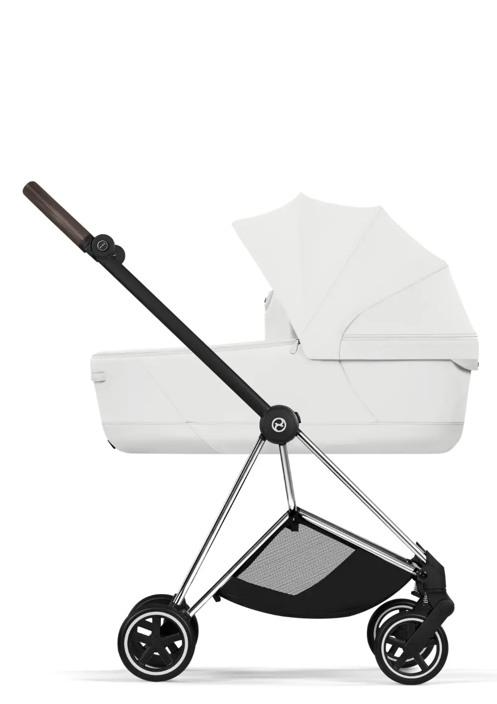 Cybex Kinderwagen-Set 'Mios' Off White / Chrome Brown Frame