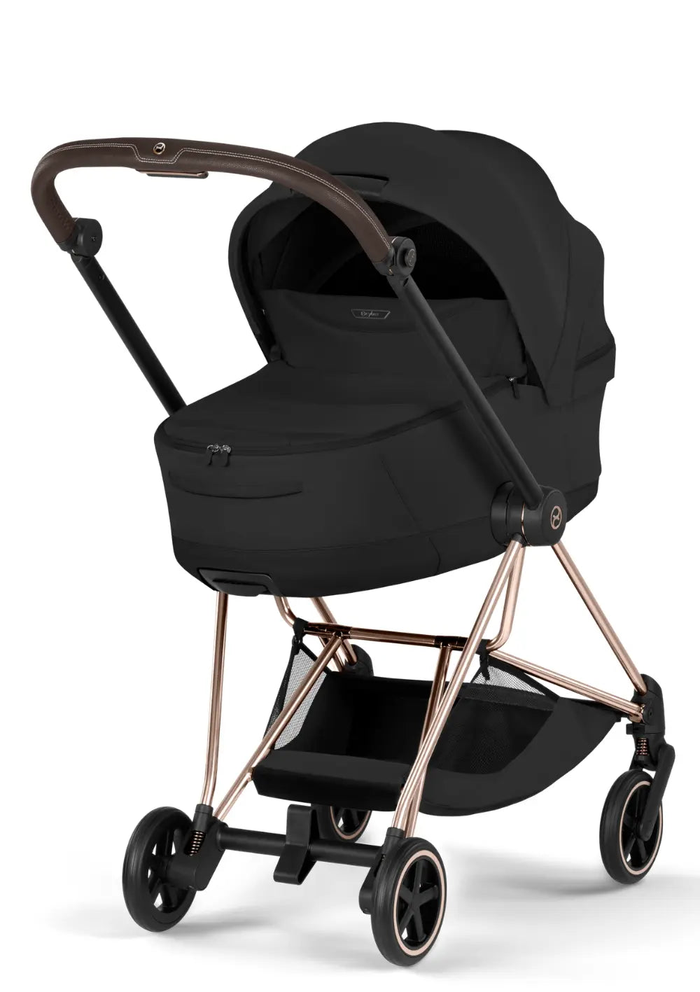 Cybex Kinderwagen-Set 'Mios' Sepia Black / Roségold Frame
