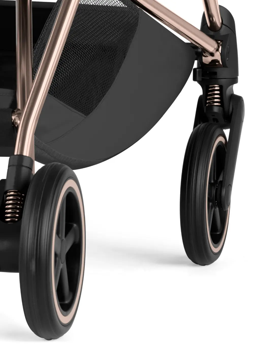 Cybex Kinderwagen-Set 'Mios' Sepia Black / Roségold Frame