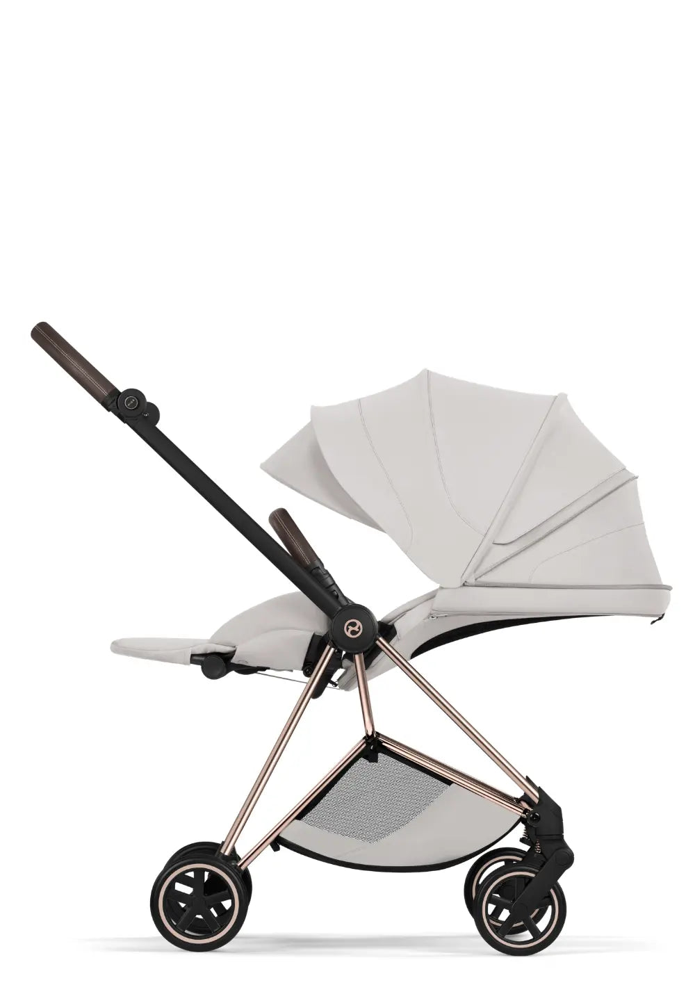 Cybex Kinderwagen-Set 'Mios' City Grey / Roségold Frame