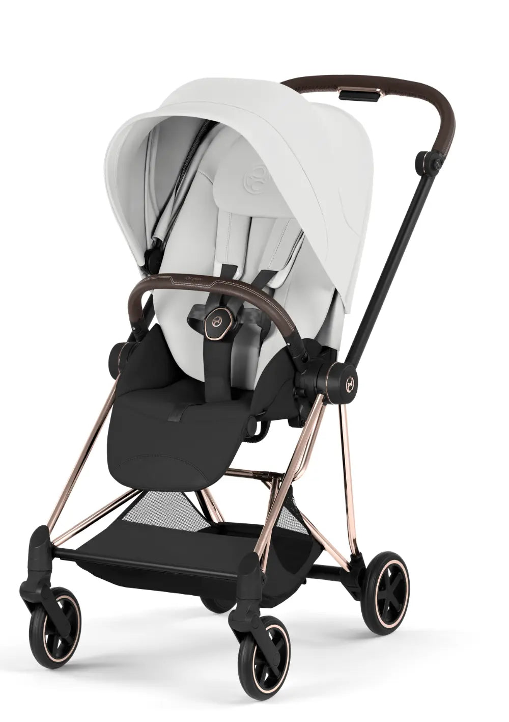 Cybex Kinderwagen-Set 'Mios' Off White / Roségold Frame