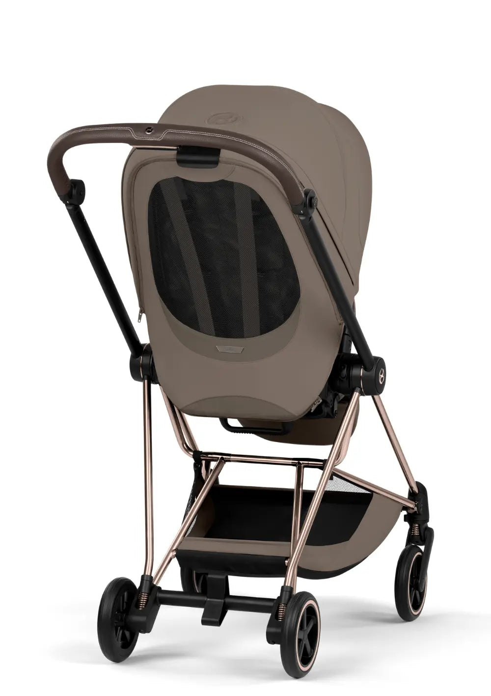 Cybex Kinderwagen-Set 'Mios' Coconut Brown / Roségold Frame