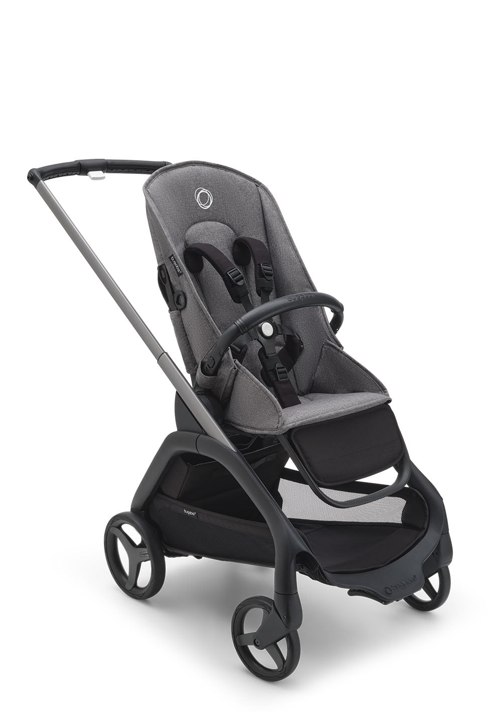 Bugaboo Dragonfly Kinderwagen 'Styled by you' Graphit / Grau Meliert