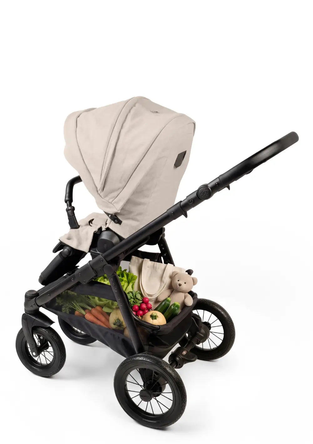 Angelcab Kinderwagen-Set 'U3-Series' mit beladenem Korb