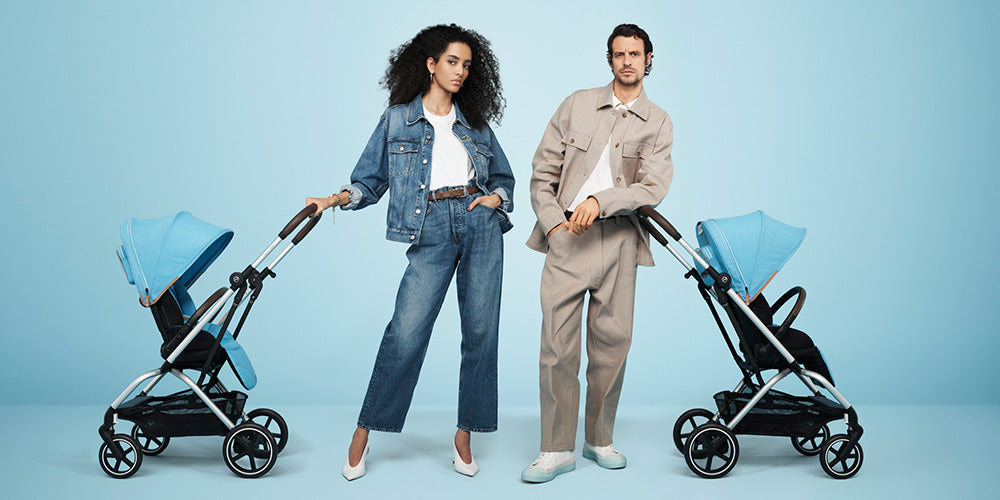 Cybex Eezy S Twist+2 Lifestyle Image mit Mann & Frau im Bild