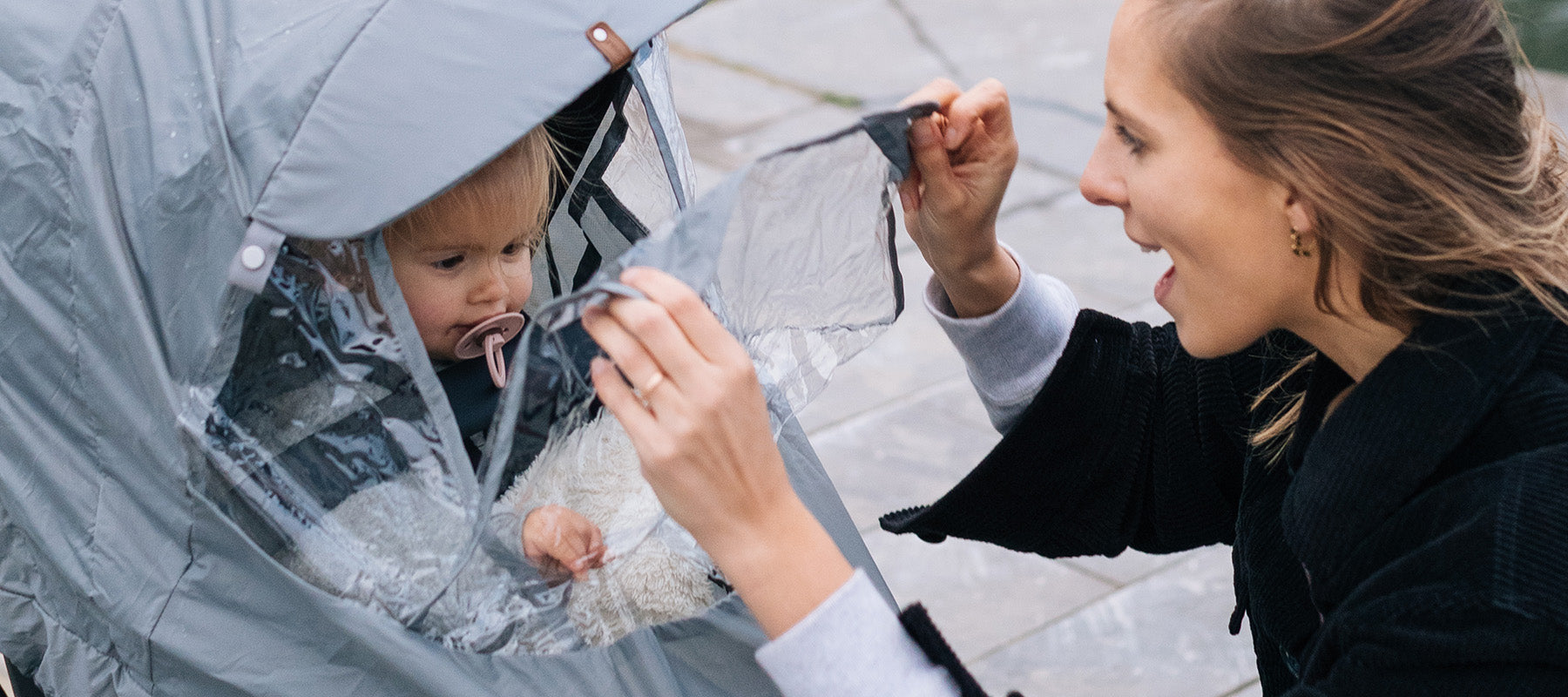 Regenschutz Kinderwagen - für Baby & Kleinkind