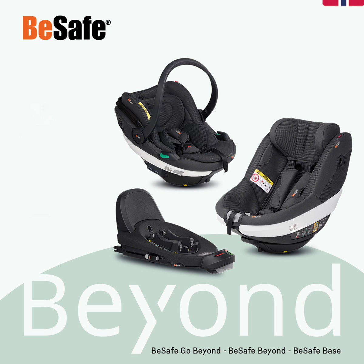 BeSafe Beyond System - eine Basis, zwei Kinderautositze
