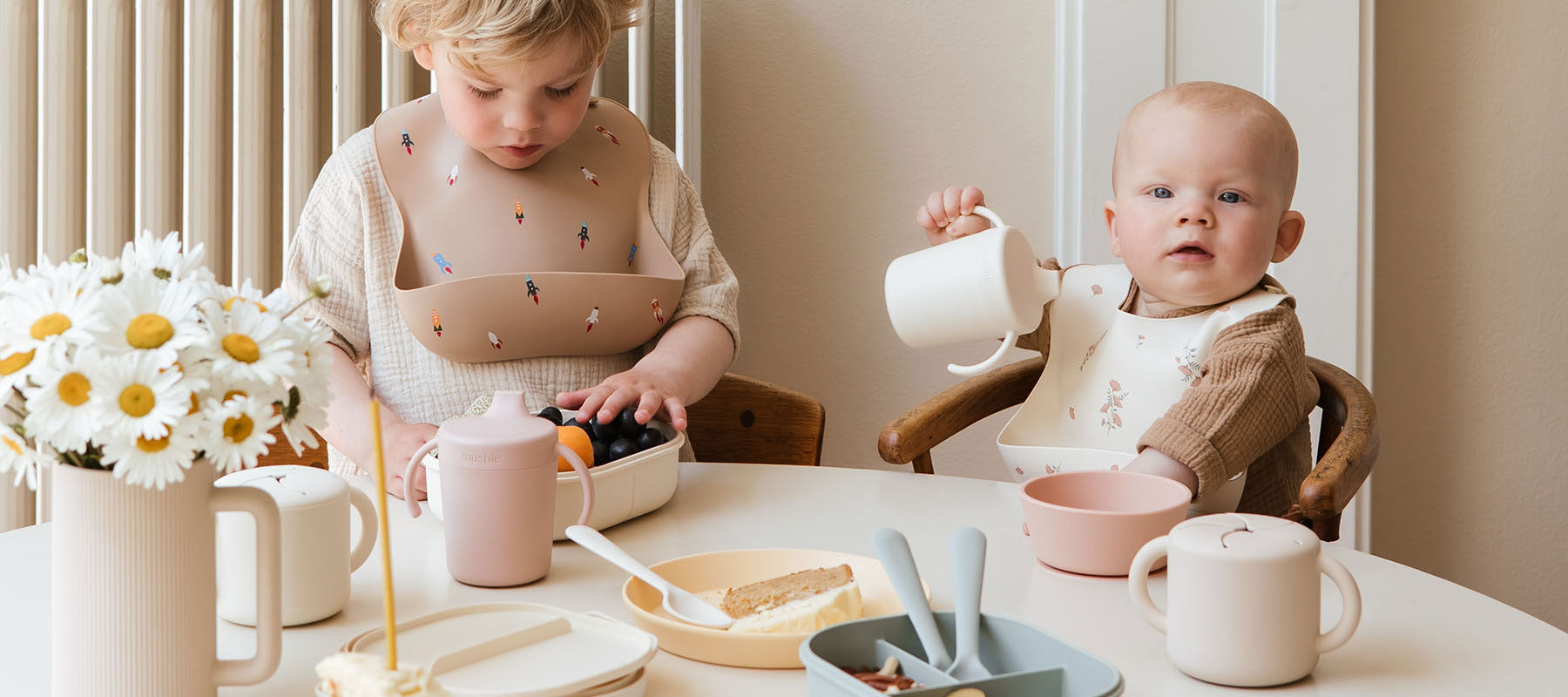 Kindergeschirr - im Bild: Geschirr von Mushie