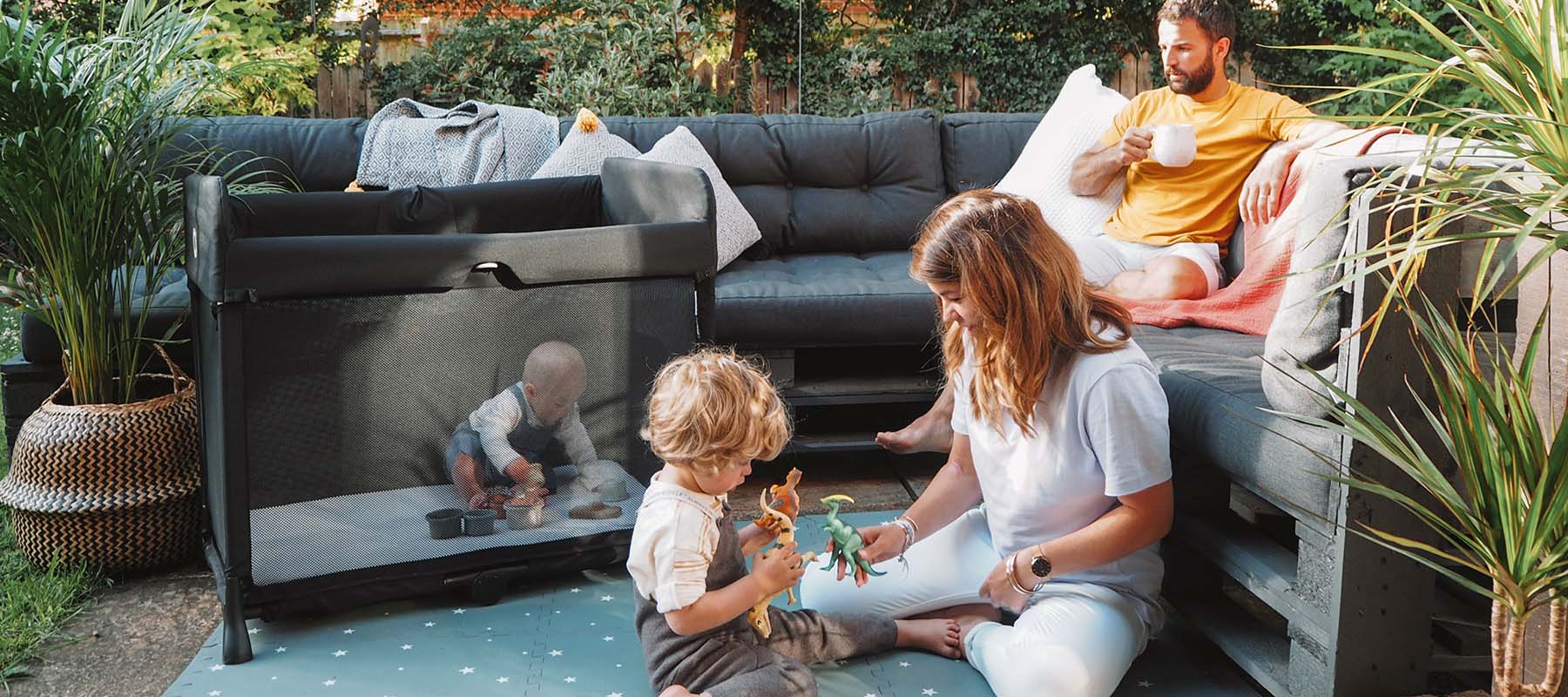 Reisebetten - mobiler Schlafplatz - im Bild: Reisebett Stardust von Bugaboo