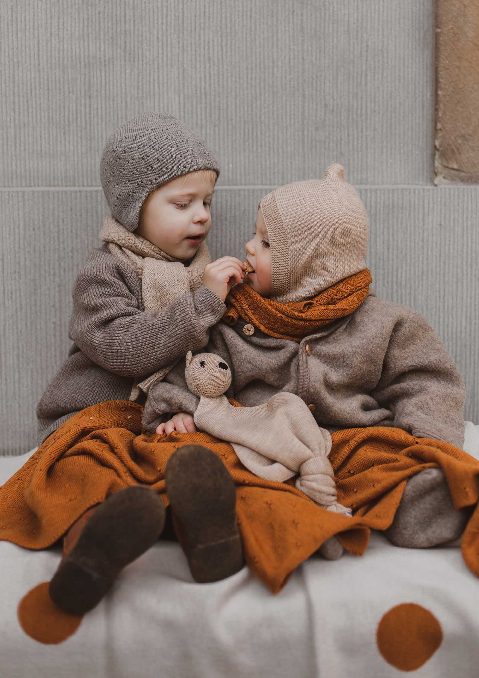 hvid Merino Mütze 'Dua' otter