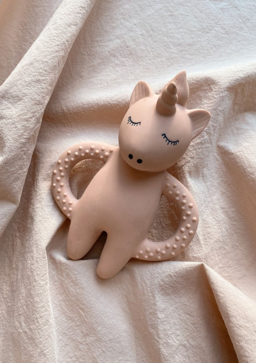 Beißring 'Unicorn' rosé