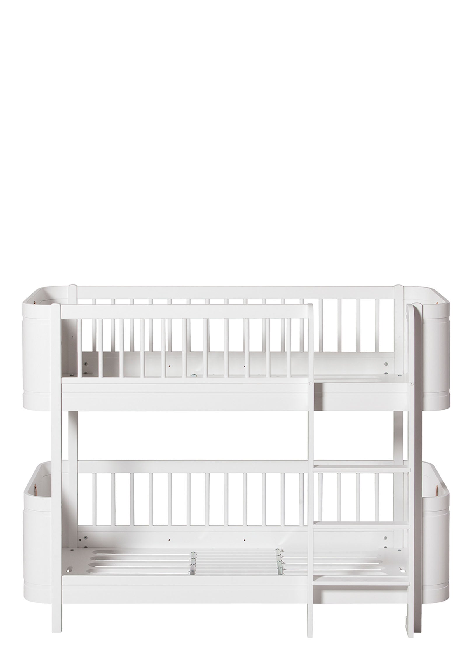 'Wood' Mini+ halbhohes Etagenbett weiß