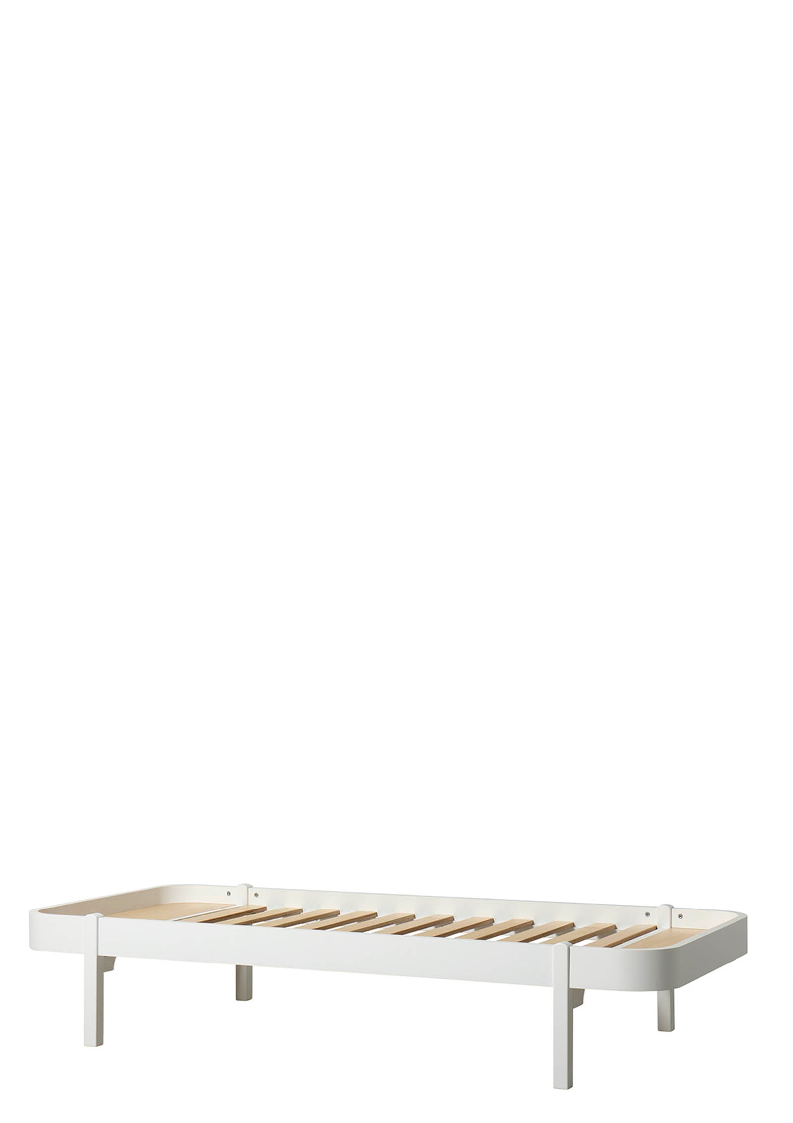 Oliver Furniture Wood Lounger Bett weiß