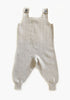 Babystrampler Reiskornoptik stein