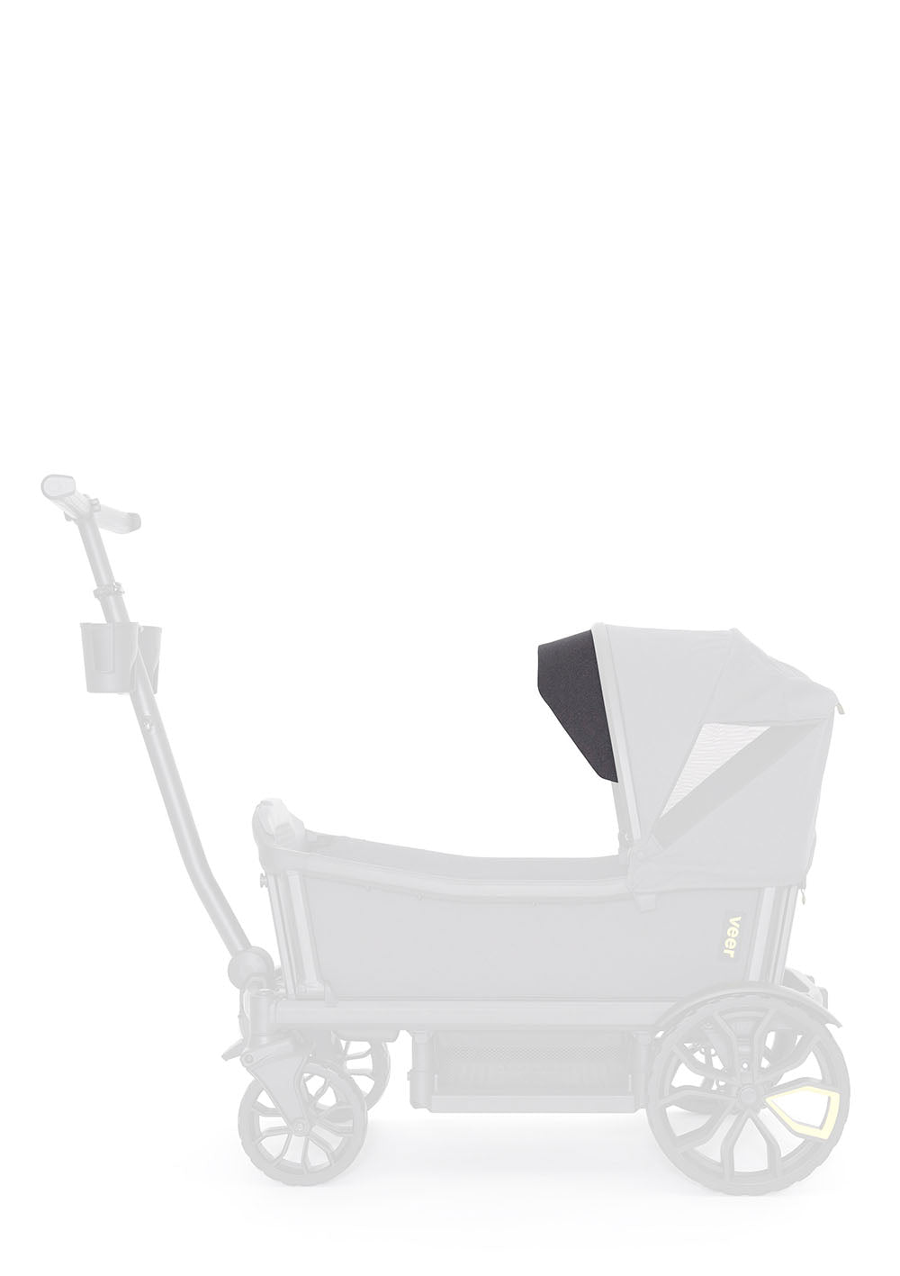 VEER Sonnenblende (Zusatz für das Sonnendach) dunkelgrau