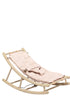 Baby- & Kleinkind-Wippe 'Wood' Eiche/rosa