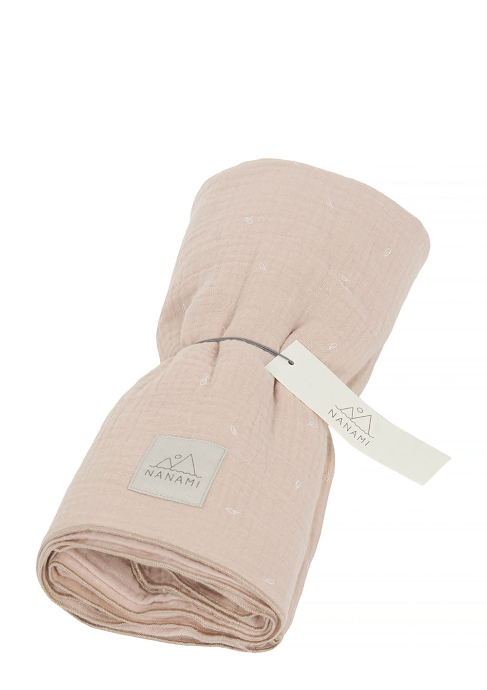 Mulltuch natural leaf 60 x 60 cm