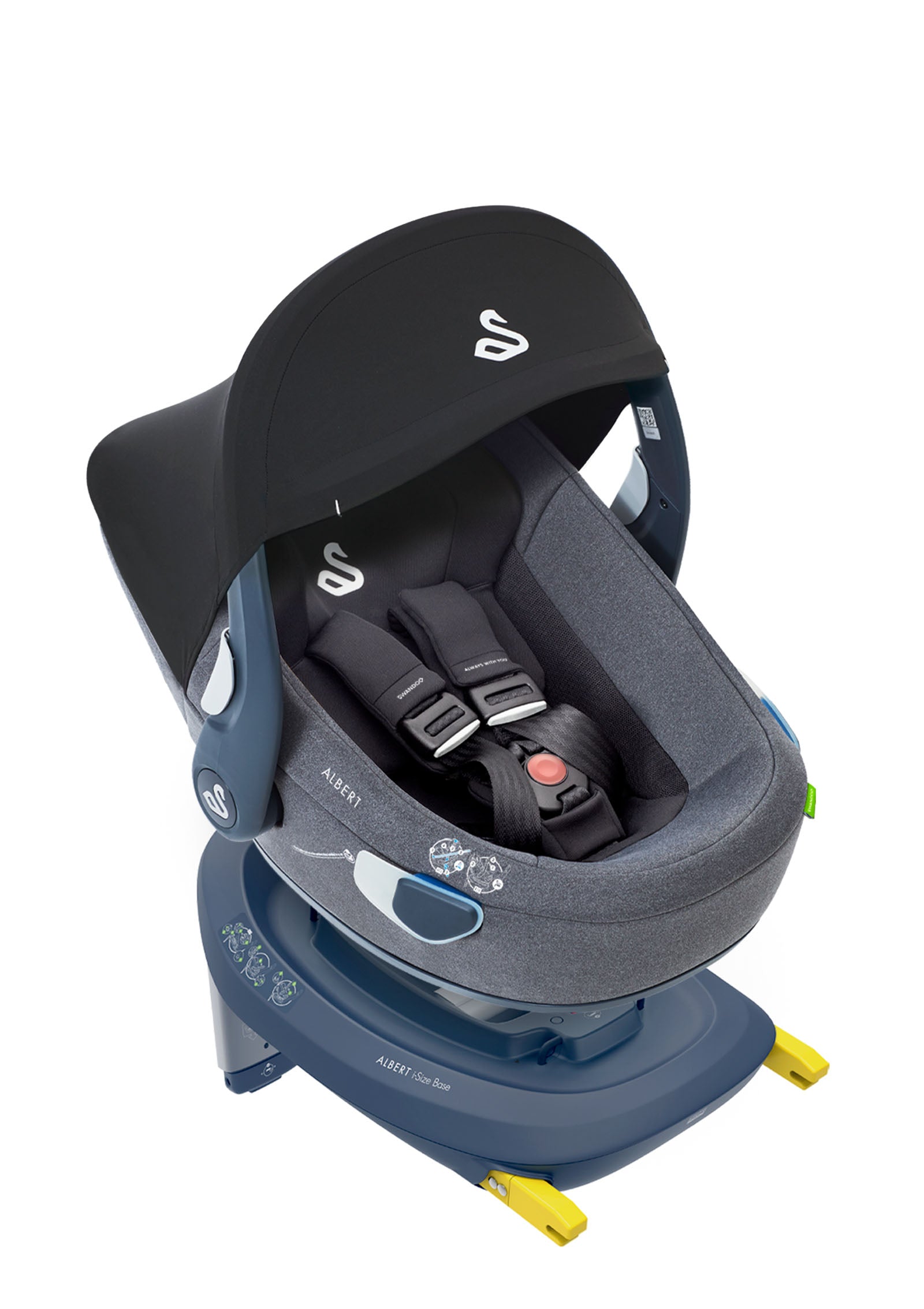 Babyschale Albert i-Size Sesame Grey