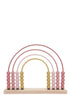 Rechenschiebe-Regenbogen Abacus pink