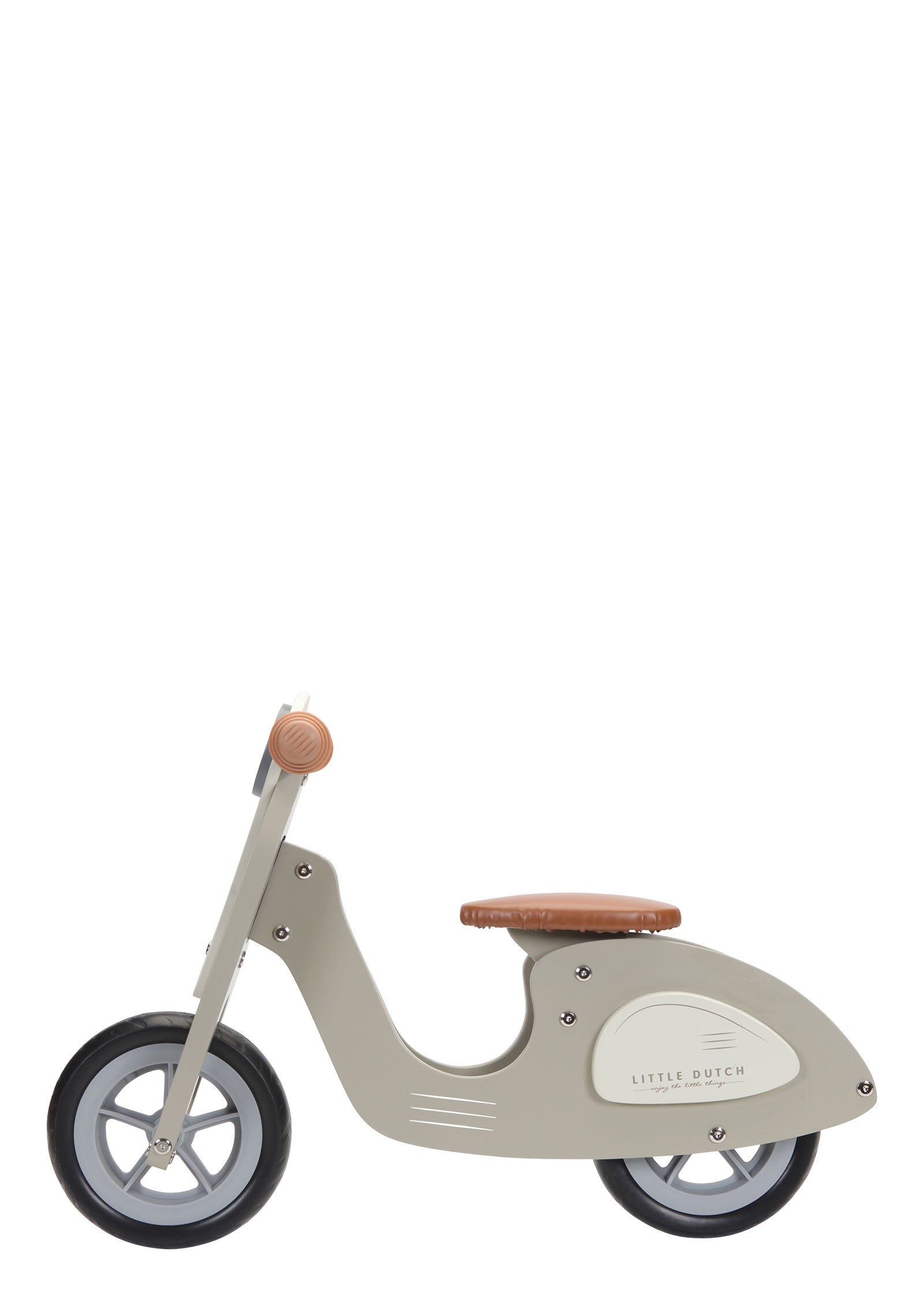 Laufrad Holz-Roller olive